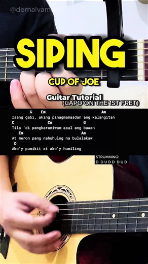 Siping - Cup Of Joe Chords Tutorial for Beginners