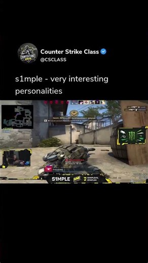 s1mple - very interesting personalities