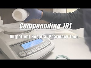 Compounding *ASMR-ish* | Pharmacy Tech DITL