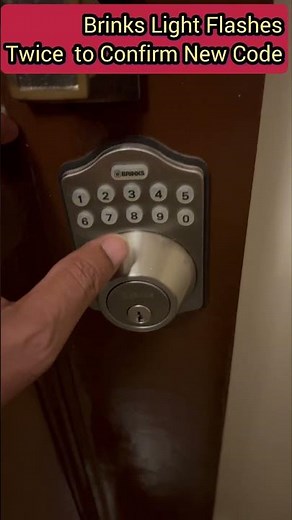 "How To Create New Code Brinks Smart Deadbolt Lock" #brinks #shorts