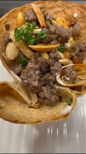 Crispy Fatteh Cups 😍 | Easy Middle Eastern Recipe