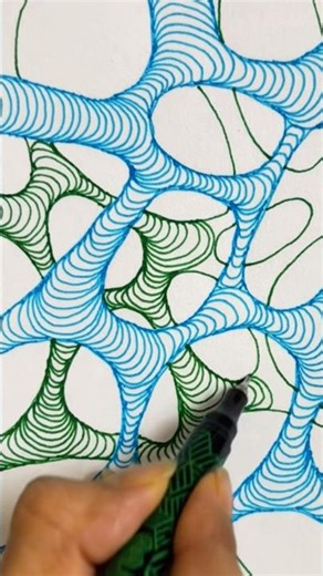 Easy doodle art tutorial #doodle #doodleart #easy #drawing #art #zentangle #zen