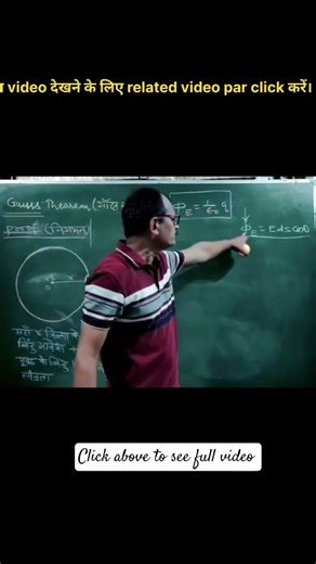 Gauss Theorem Full Explanation in Hindi | Click Above Video. #chandrakarsirclasses