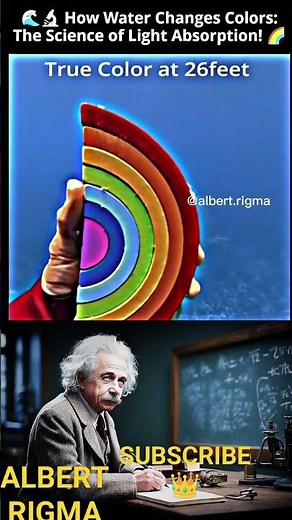 How water changes Colors : The science of light absorption..!🌈