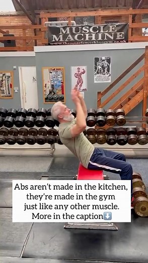  Abs aren’t made in the kitchen — they’re revealed there… Sure, low...