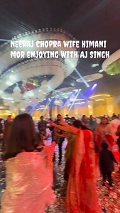 @neeraj____chopra wife @himani___mor dancing on the beats of @imyoaj #neerajchopra #imyoaj #himanimor #ajsingh #reelindia❤️❤️ | AJ Singh
