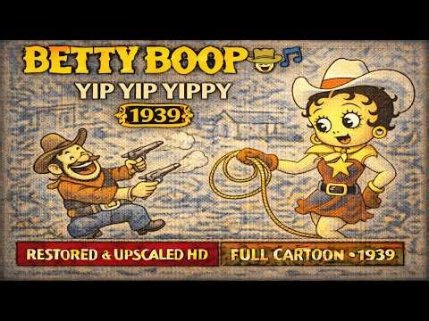 Betty Boop 🤠🎶 | Yip Yip Yippy (1939) | Restored & Upscaled HD | Full Cartoon