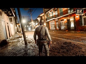 Red Dead Redemption 2 [8K] Ultra Modded Gameplay - RTX4080 & 5900X [Realistic Graphics Showcase]