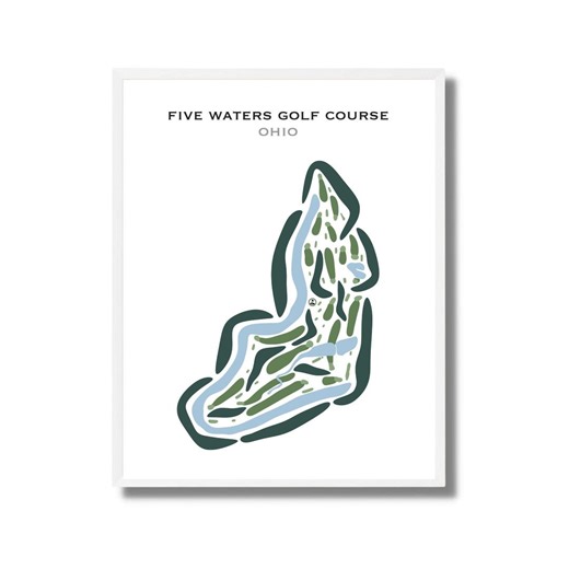 Five Waters Golf Course, Ohio | Golf Course Map, Golf Map, Golfer Gift for Him, Scorecard Layout, Golfer Boyfriend Gift, Art Print Decor - Etsy Australia