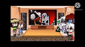 Undertale react to aus(glmv)