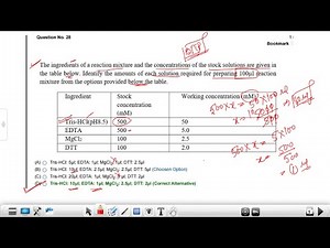 DBT BITP 2023 Question Paper Discussion Part 1 | Hybridoma Technology | Stock Working Calculation