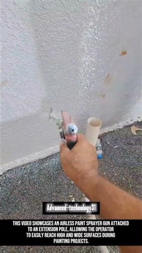 Airless Paint Spraying: Fast, Efficient, and Professional !! #innovation #tool #tools