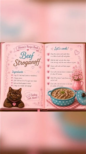 Homemade Beef Stroganoff 🥩 | Creamy & Easy Recipe
