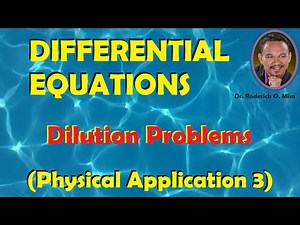 DILUTION PROBLEMS (Lecture 19)