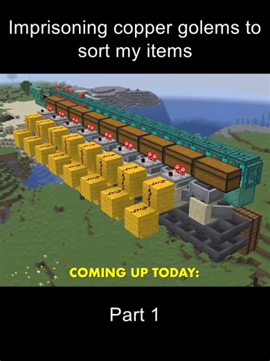 Imprisoning copper golems to sort my items (1)
