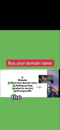 How to build websites the right way, you most create a domain name #website #howto #tiktoktips