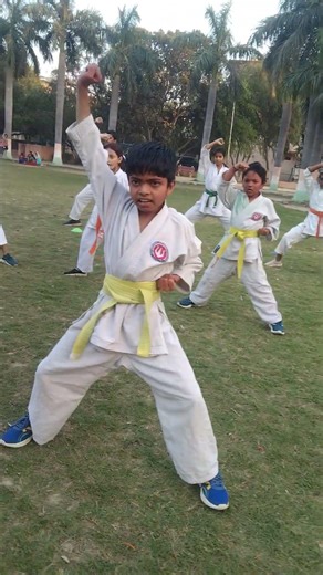 upper block #karate #karatekids #selfdifence #karatepunch