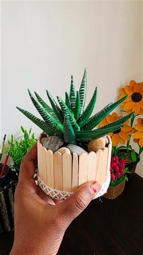 DIY Artiflicial Plant #shorts #diy #youtubeshorts #plant #handmade