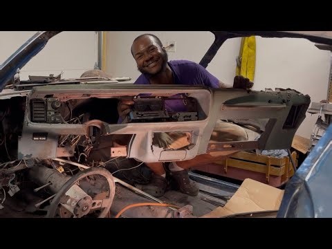78 Trans Am Restoration Project Dashboard Removed