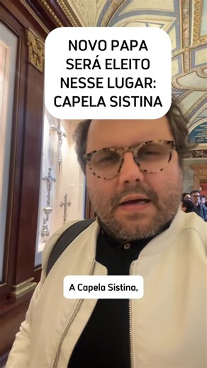 60K views · 840 reactions | NOVO PAPA SERÁ ELEITO NESSE LUGAR: CAPELA SISTINA A Capela Sistina, no Vaticano, é o cenário principal do Conclave, onde cardeais escolhem o novo Papa. Direto do Vaticano, na antessala do poder, mostro alguns detalhes desse espaço religioso e a monumental obra de arte de Michelangelo. #capelasistina #vaticano #papafrancisco #papa #igrejacatolica #fé | Tá na História | Facebook