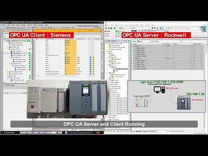 EP05. OPC UA Part 2. OPC UA Server(Rockwell) and OPC UA Client(Siemens)