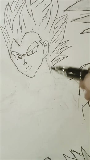 draw ssj blue vegeta