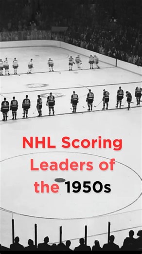 NHL Scoring Leaders of the 1950s