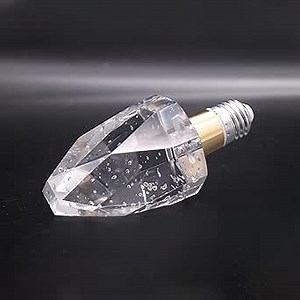Crystal Decorative LED Light Bulbs 5 Watt(Equivalent 40w),Fancy Unique Pretty Light Bulb E26 Base, Three Color Variable Lightbulbs for Staircase,Bars, Ambience (FP-53, 1PC)