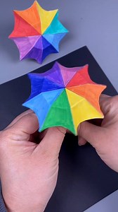 11K views · 93 reactions | Making a simple and fun rainbow umbrella ☔️ | Art, Crafts and Journals | Facebook