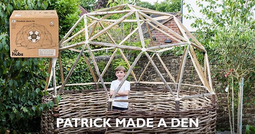 hubs = geodesic domes made simple