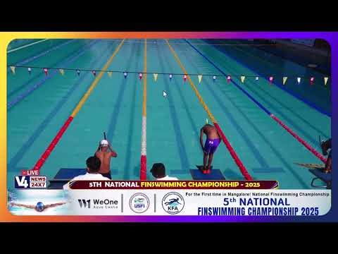 Tintin(Shreyan Das) 5th National Fin Swimming monofin gold