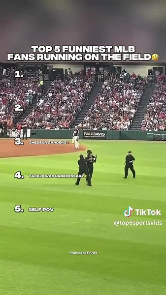 Top 5 Funniest MLB Fans Running on the Field