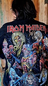 450K views · 14K reactions |  Artherium Custom Jacket  @ironmaiden...