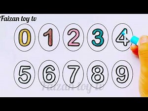 Learn Numbers 0 to 9 | 0123456789 Educational Video for Kids