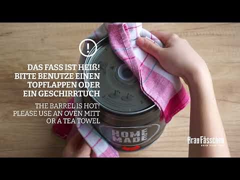 BrauFässchen Brauanleitung: Schritt für Schritt / How to brew - step by step instructions