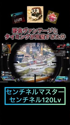 瞬殺でキルを取る方法 #apexlegends #センチネル #センチネル120lv #センチネルマスター #スナイパー #ランク #ヘッドショット #瞬殺 #最強 #ヴァンテージ #shorts
