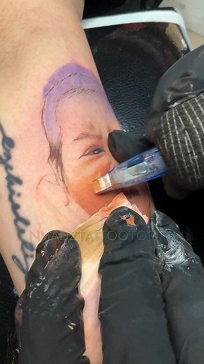 5.9K views · 40 reactions | Baby portrait tutorial #nhadztattoo #nhadzgalarpetattoo #nhadztattootorial #marikinatattooartist #Moshhardwear #Maria #highmountain HIGH Mountain Part 7 | Nhadz Tattootorial | Facebook