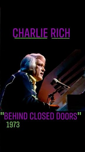 "Behind Closed Doors" •1973• Charlie Rich #countrymusic #countryclassic