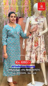 465 reactions · 12 comments | Khadhi cotton frock type kurthi.. Neck...