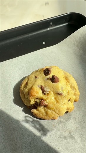 Exactly 2 chocolate chip cookies. #food #cooking