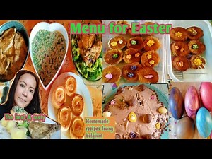 Menu for Easter By Inang belgium |Easter recipes