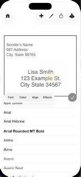 How to Create and Print Custom Shipping Labels on iPhone