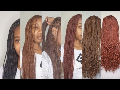Colour Inspo for Knotless Braids (Compilation) | CHITA DIARIES