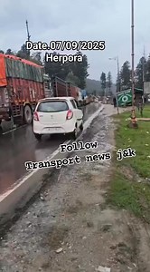 292K views · 1.1K reactions | Mughal road #Herpora Hmv's Stopping time officially 9:00 am #Nh44_closed Rainfall | Transport news j&k | Facebook