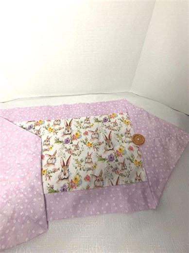 Easter Spring Bunnies and Flowers Table Runner - Etsy