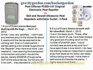 Pest Offense POBD-I-01 Original Electronic Pest Repeller vs. Bell and Howell Ultrasonic Pest Repelle