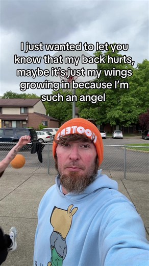 Angel's Growing Wings Cause Back Pain