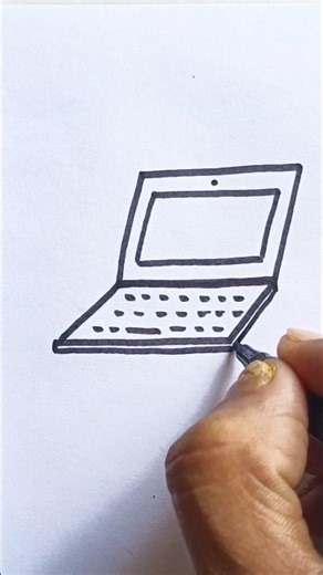 leptop 💻drawing easy #viral #short #trending #youtubeshorts #fyp #foryou #ytshorts #yt #ytshort #art