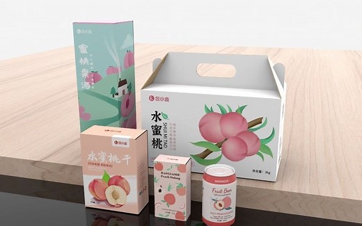 多模型渲染图怎么做？包小盒教你1分钟整出1套包装渲染图！