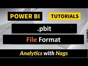Power BI Template File | What is pbit Format in Power BI (74)